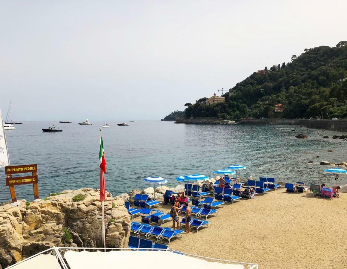 Portofino Seaview Apartment, 50 Meters From The Beach, Free Parking, Air Conditioning Paraggi Exteriér fotografie